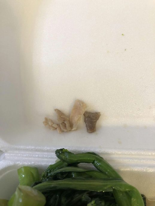 白菜肉片只有4粒肉 西兰花虾仁仅1虾 食客:我被坑了!