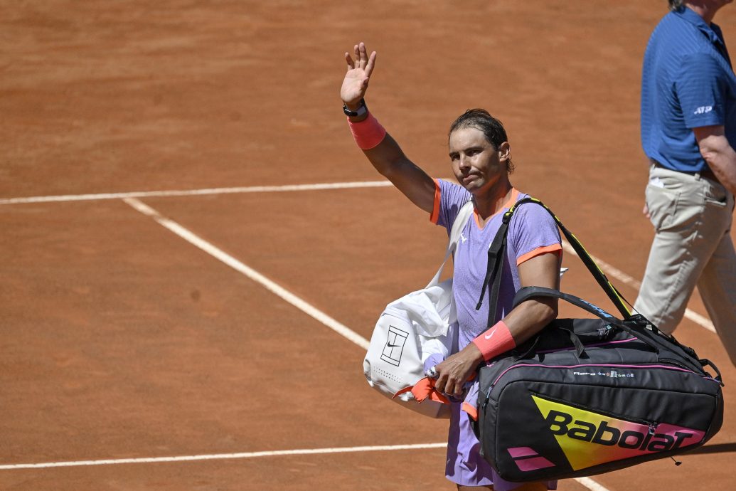 罗马网球大师赛|昔年10冠王止步次圈  纳达尔告别罗马赛场