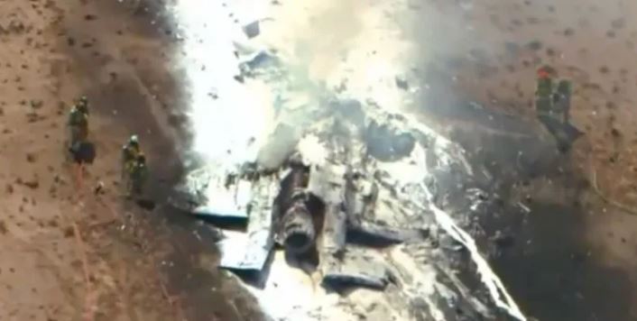 美军F-35B战机坠毁 飞行员弹跳逃生重伤