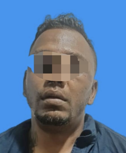 补照片(全国版)继乌鲁地南警局遇袭后,印男闯槟警局抢冲锋枪被捕