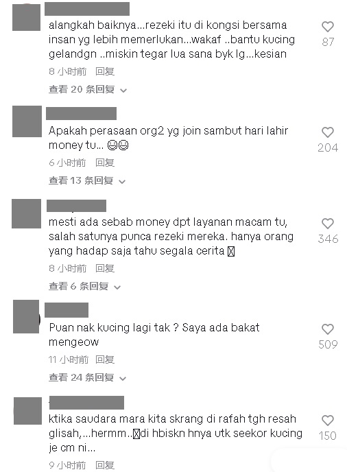 视频|为爱猫办7岁生日派对 女企业送数十万令吉水晶猫衫