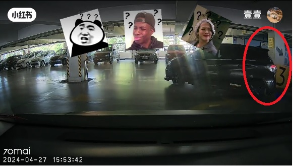 视频|反方向上楼找泊车位 网调侃:“迈薇哪会错?”