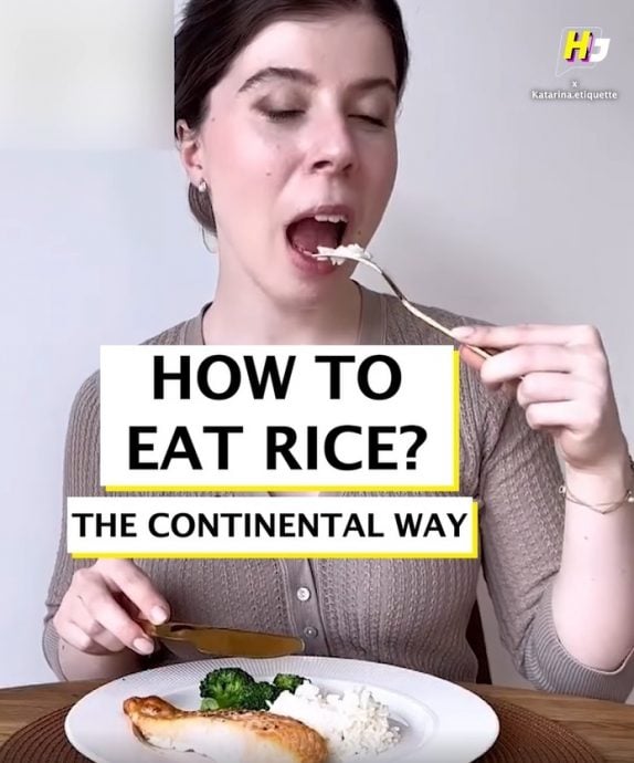 视频|洋人教用刀叉吃饭惹议 “吃到明天也吃不完!”