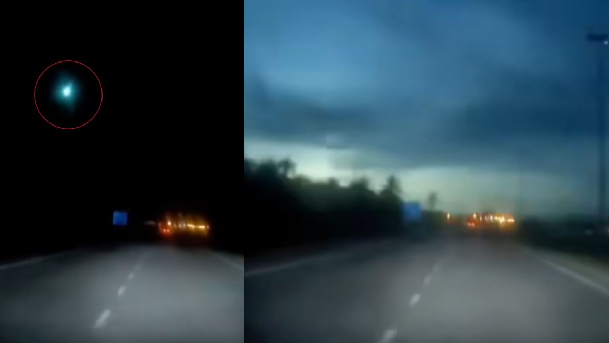 视频|流星划过美里上空？ 网惊：短暂光芒驱走黑暗