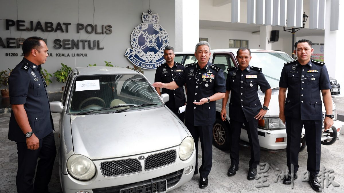 警破爆窃党捉6人,起10万令吉赃物干案工具