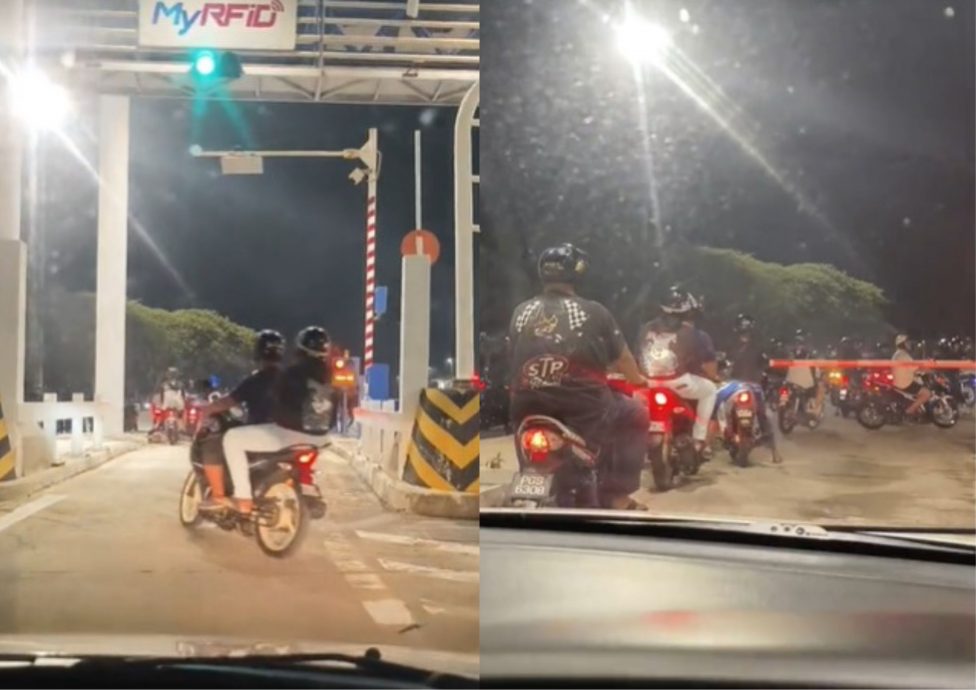 飙摩托党用RFID过收费站 阻碍后方车通行