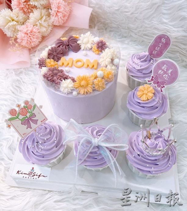(古城封面主文)业者推出母亲节蛋糕,赞颂母亲的伟大