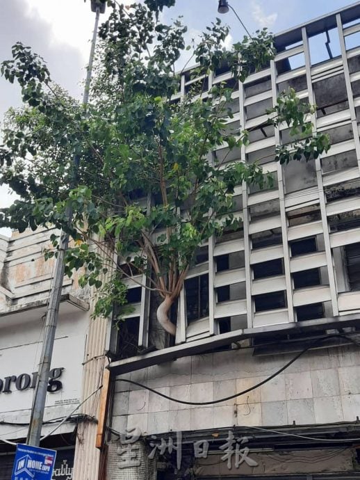 (古城版)牙拉也空置老屋天花板、木板掉落,威胁路人