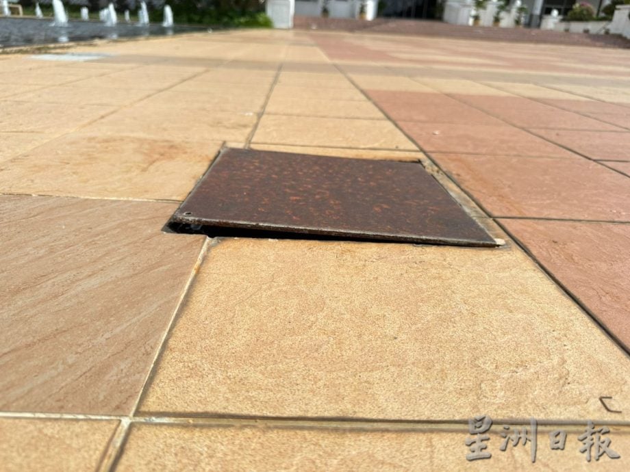 (古城第五版主文)甲市政广场地砖破损 李春沅将反映尽快维修