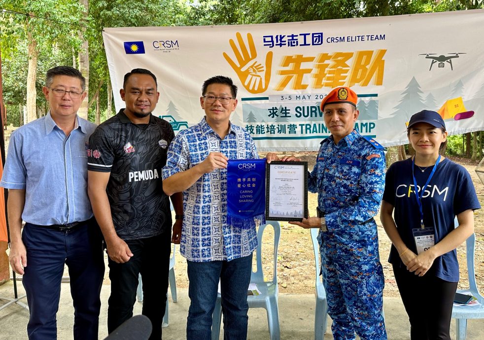 （古城第六版主文）林万锋：马华志工团急难时能做民防部队在民间的桥梁