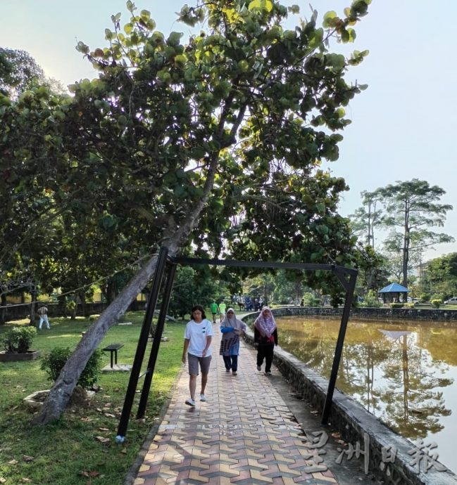 (已签发)柔:***封面***民生特工队:峇莲花湖公园走道设施受损,晨运客怨声四起