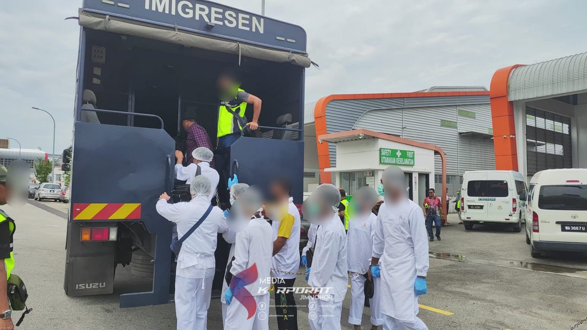 (已签发)柔:柔移民局扫荡行动 扣54外劳2本地人