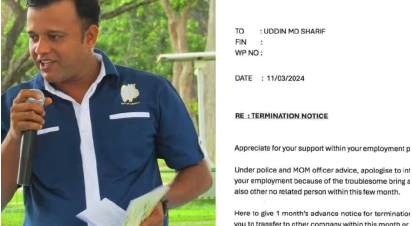 (已签发)柔:狮城二三事:客工遭阿窿骚扰后被解雇案 狮城警方证实调查已结束