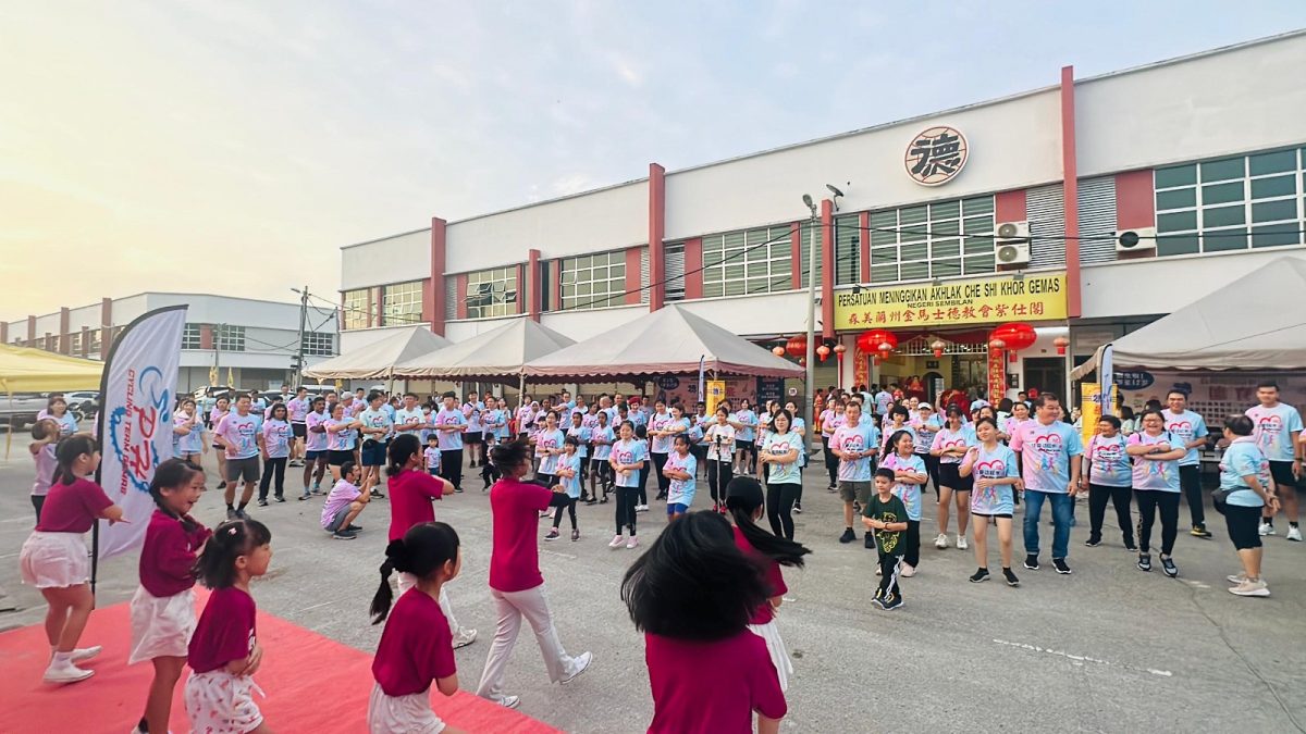 NS马口:金马士紫仕阁主办双亲节健跑活动,获得数百人参与