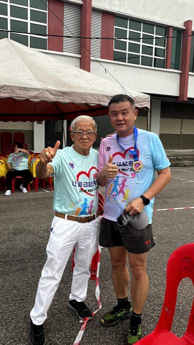 NS马口:金马士紫仕阁主办双亲节健跑活动,获得数百人参与