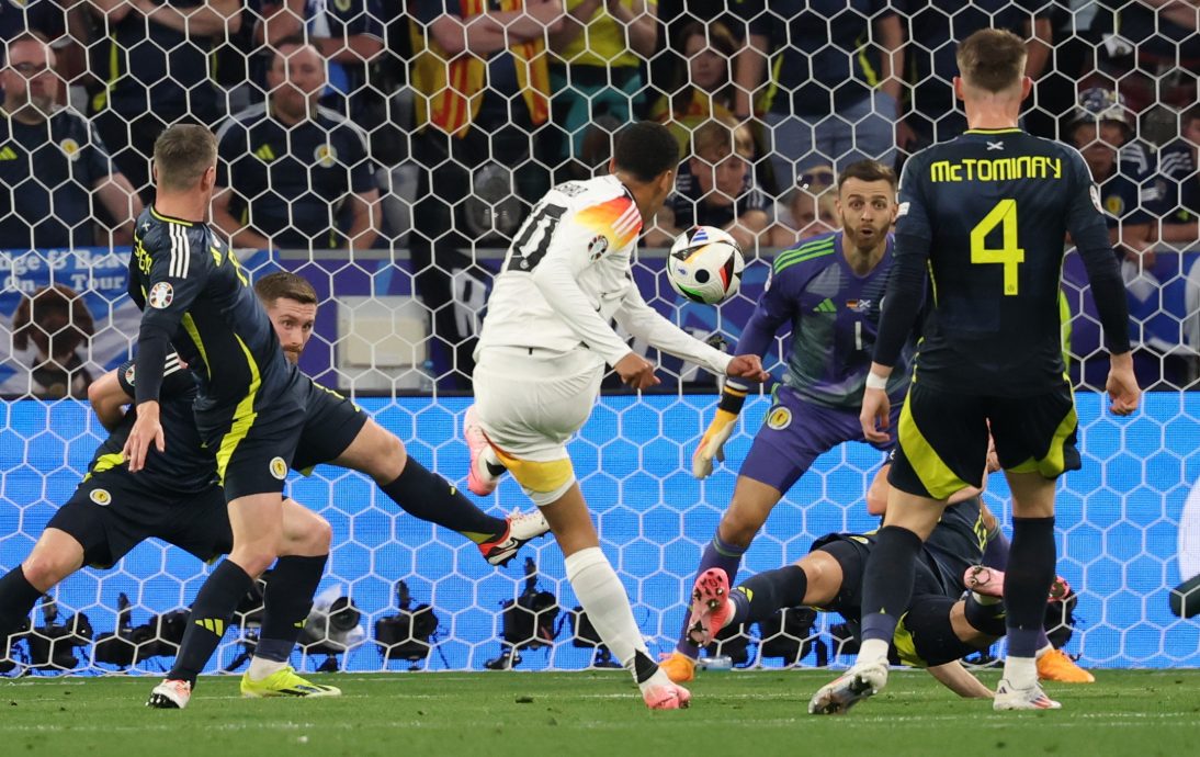 2024年欧洲杯足球赛| 揭幕战5比1屠杀苏格兰  德国刷最大胜利纪录