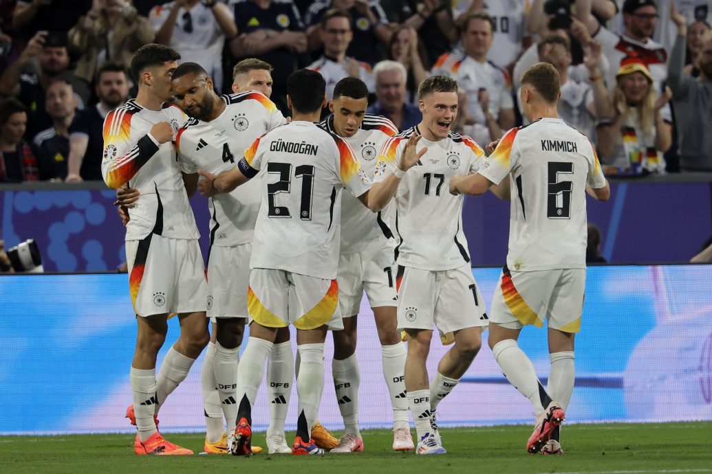 2024年欧洲杯足球赛| 揭幕战5比1屠杀苏格兰  德国刷最大胜利纪录