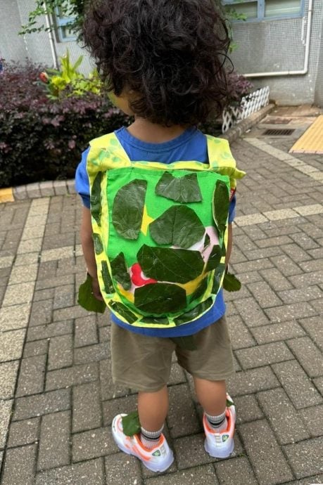 4岁儿cosplay海龟 蔡少芬巧手打扮创意十足