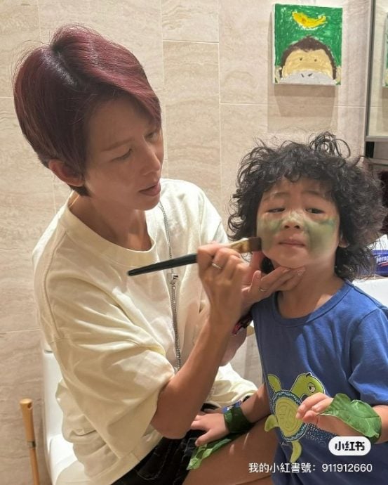 4岁儿cosplay海龟 蔡少芬巧手打扮创意十足