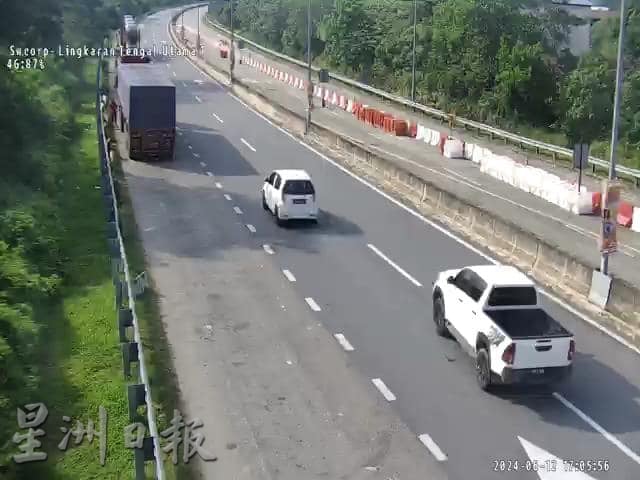 东:中枢大道立卑至话望生路段装置了闭路电视捉拿垃圾虫