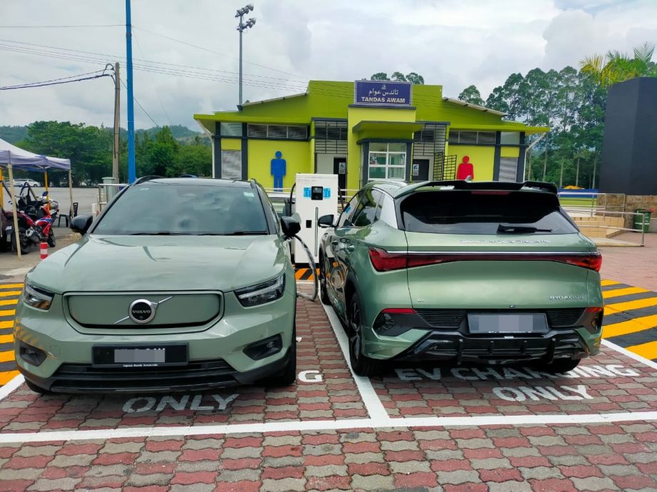 东:文冬有电动车充电站 为车主带来便利