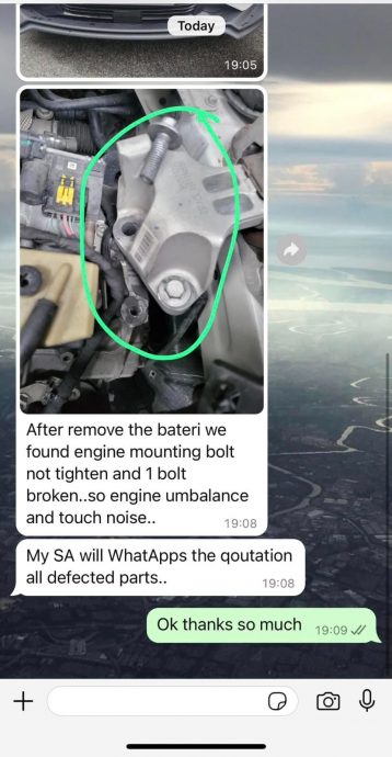 休旅车引擎脱落吓坏车主 控诉半年送修多次竟无人察觉