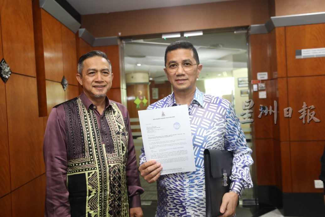 阿兹敏见雪议长,寻求悬空巴生海峡州席