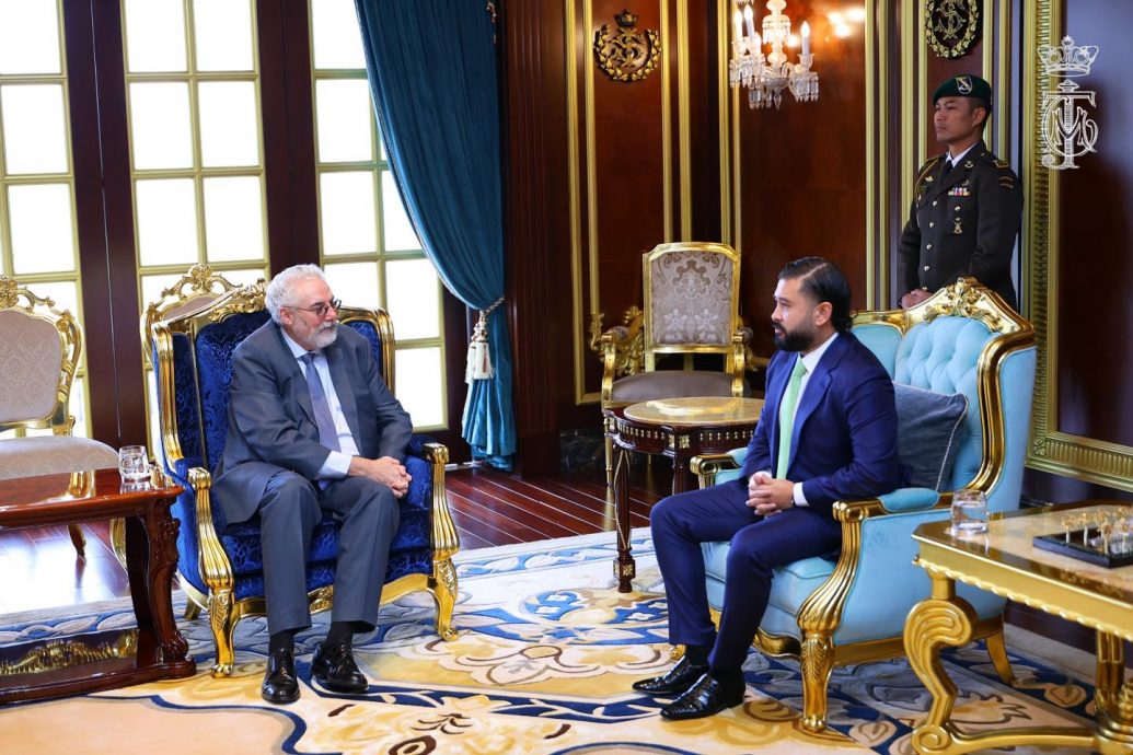 全国:新闻:柔摄政王接见西班牙驻马大使