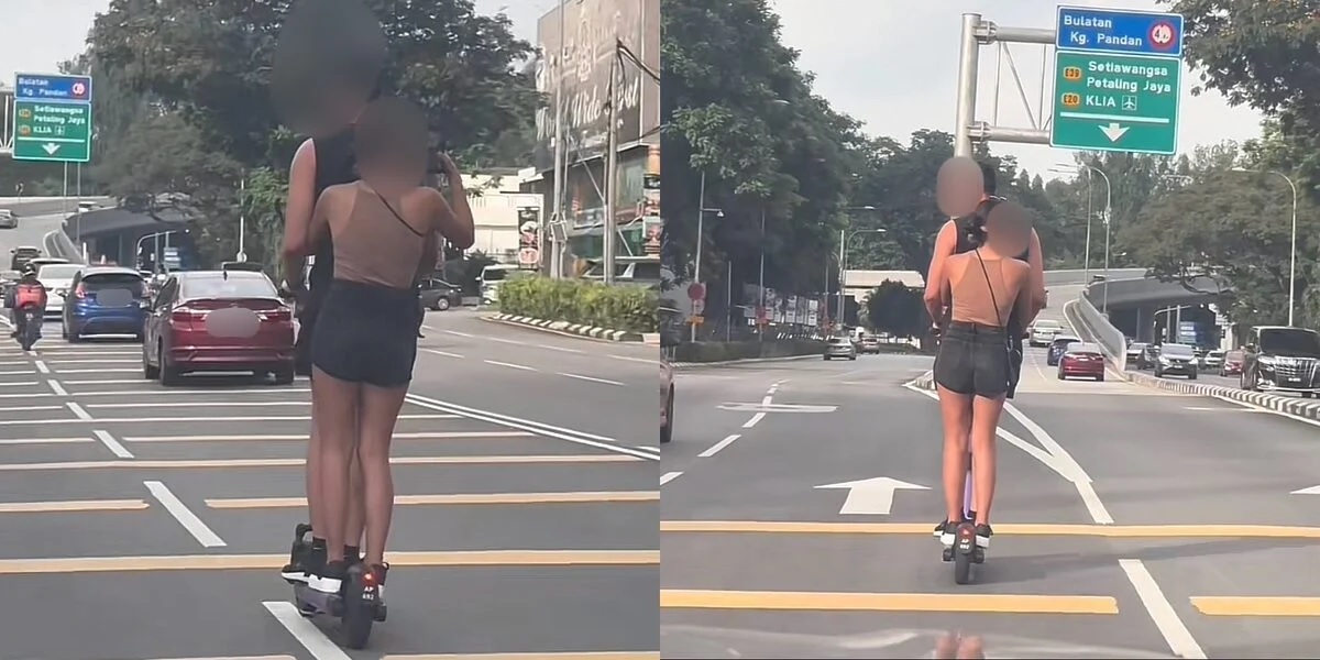 共骑E-Scooter上路引关注 警方开档查外国情侣