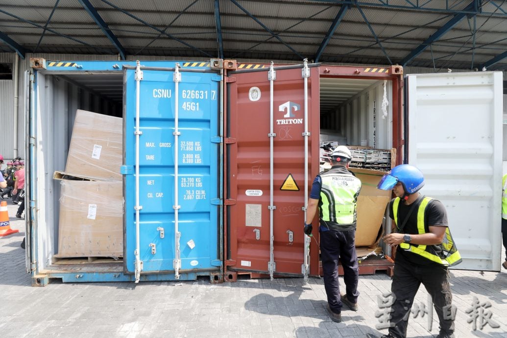 夜报版本/环境部长:3个月内 拦106货柜洋垃圾入马 /主