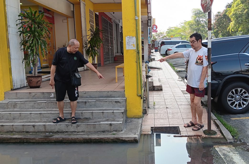 大都会/ME03头／投诉两个月无处理，沟渠堵塞污水流出飘臭／5图