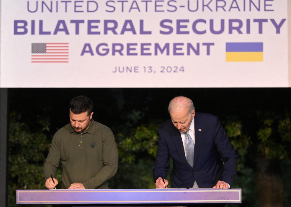 天下事主文∕ 美乌签署“历史性”10年安全协议 承诺长期援乌