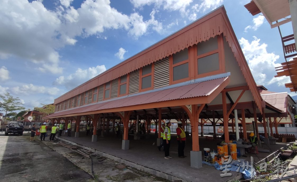 太平大巴刹工程如预期 将在10月落成 霹苏丹开幕