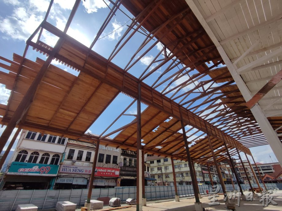 太平大巴刹工程如预期 将在10月落成 霹苏丹开幕