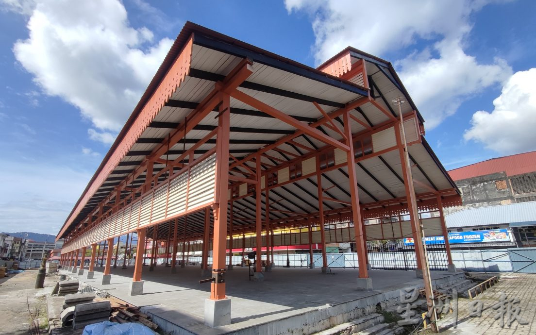 太平大巴刹工程如预期 将在10月落成 霹苏丹开幕