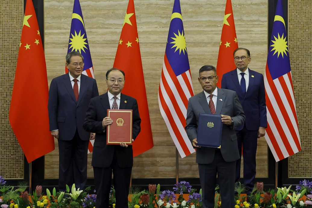 好消息！马中今签署14份谅解备忘录和协定 .签定大马鲜食榴梿输华植物检疫要求议定书