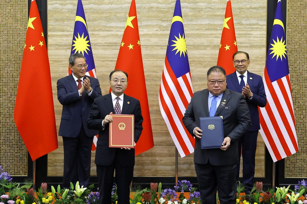 好消息！马中今签署14份谅解备忘录和协定 .签定大马鲜食榴梿输华植物检疫要求议定书