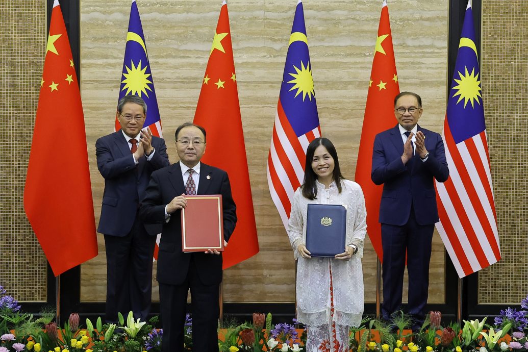 好消息！马中今签署14份谅解备忘录和协定 .签定大马鲜食榴梿输华植物检疫要求议定书