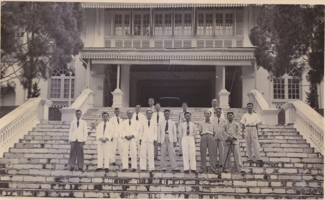 **已签发**柔:新旧对照:回顾75年前马潮联大会新山举行盛事