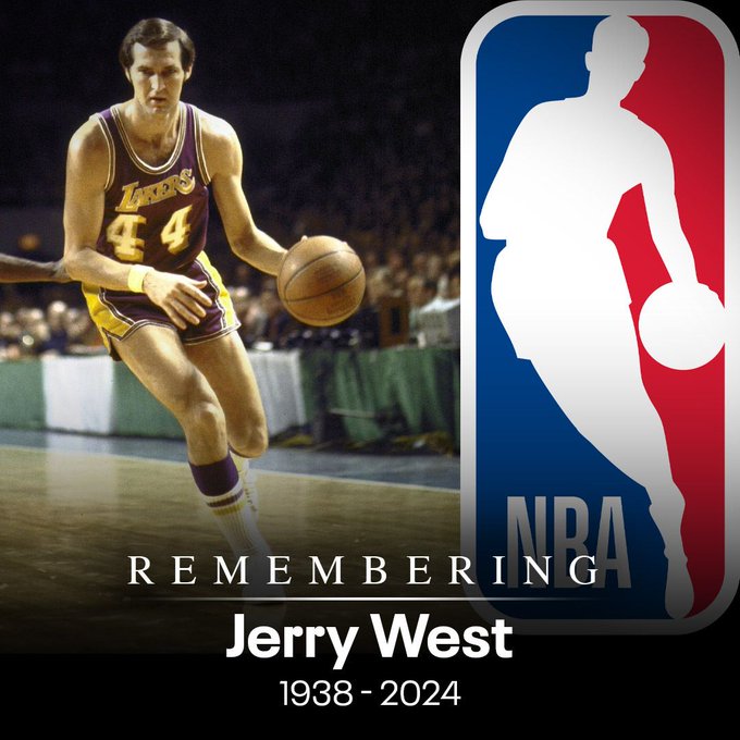 曾三度入选篮球名人堂 NBA Logo Man韦斯特逝世