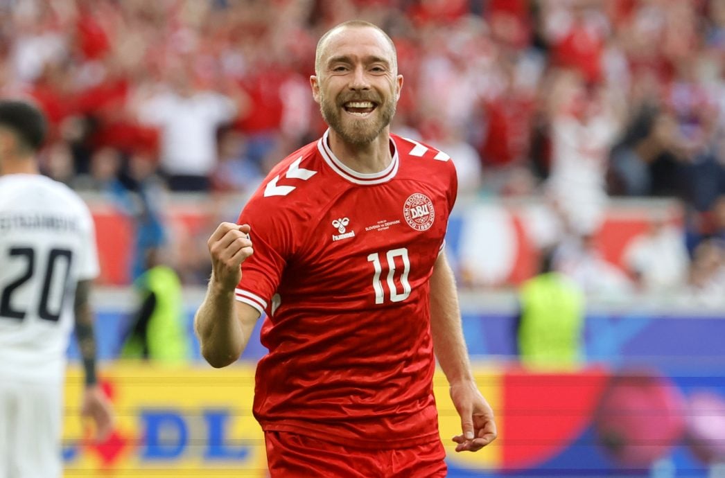 欧洲杯|时隔1100天续写传奇 埃里克森破门完美回归