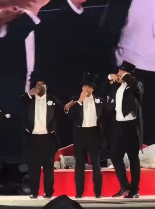 泰莱伦敦尾场撒最猛“狗粮” 男友登台玩公主抱