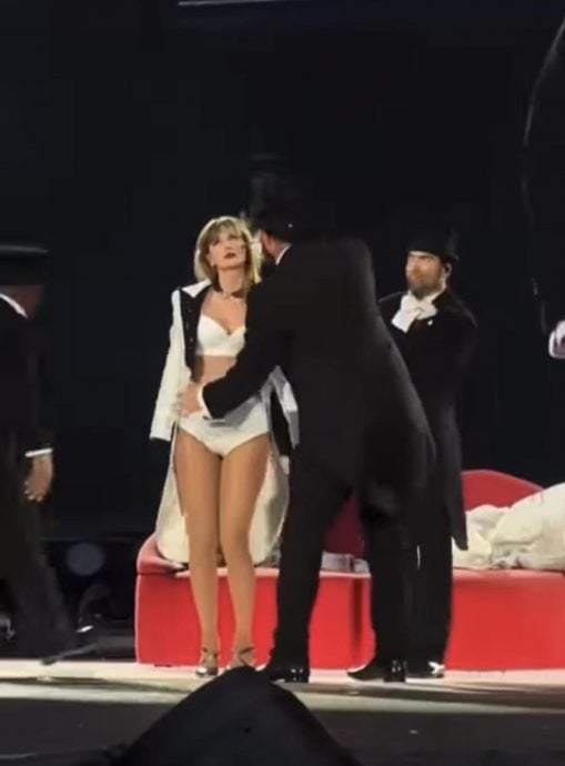 泰莱伦敦尾场撒最猛“狗粮” 男友登台玩公主抱