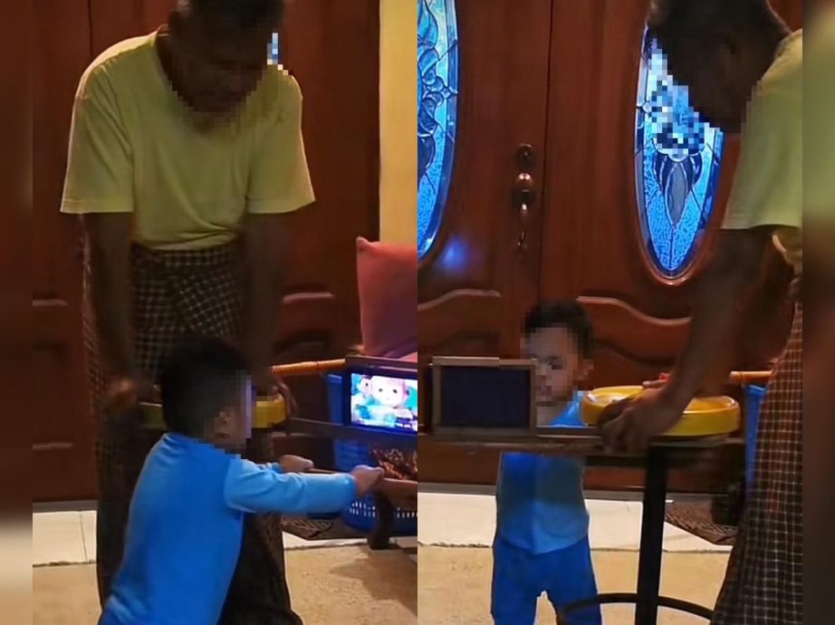 视频| 创意“学步车”教唐氏儿孙子练走 暖心祖父获封“年度最佳爷爷”