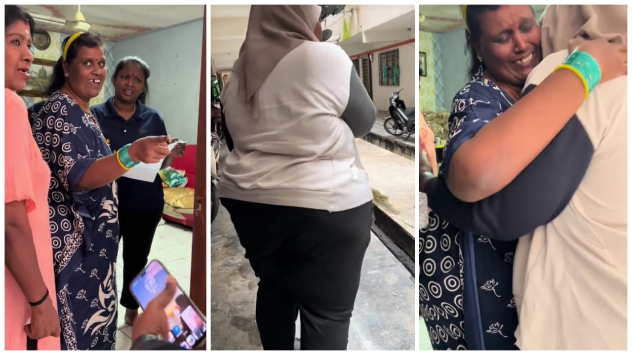 视频|印裔女孩送穆家庭 母女分开27年重逢