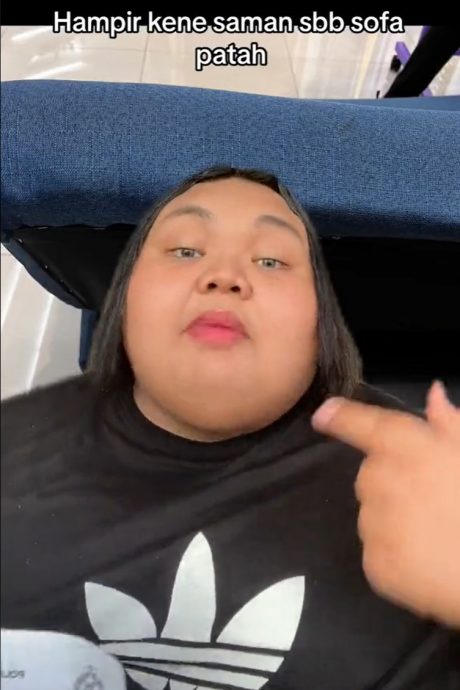 视频|被指坐坏沙发还被索偿 女子拒妥协:“已松动坐下就断”