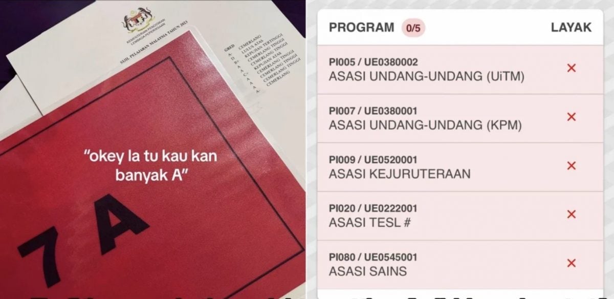 视频|SPM英文拿D被大学拒收 女子哭诉：“考7A也没用！”