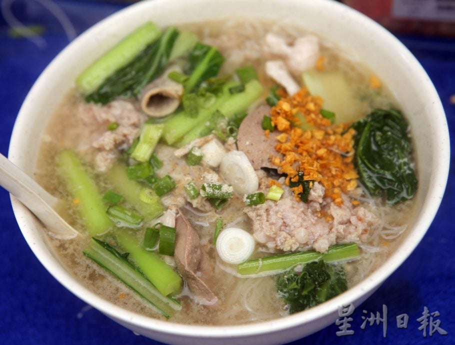 霹/第四版头/【人气美食】/果然好味茶餐室 猪肉粉汤鲜肉香