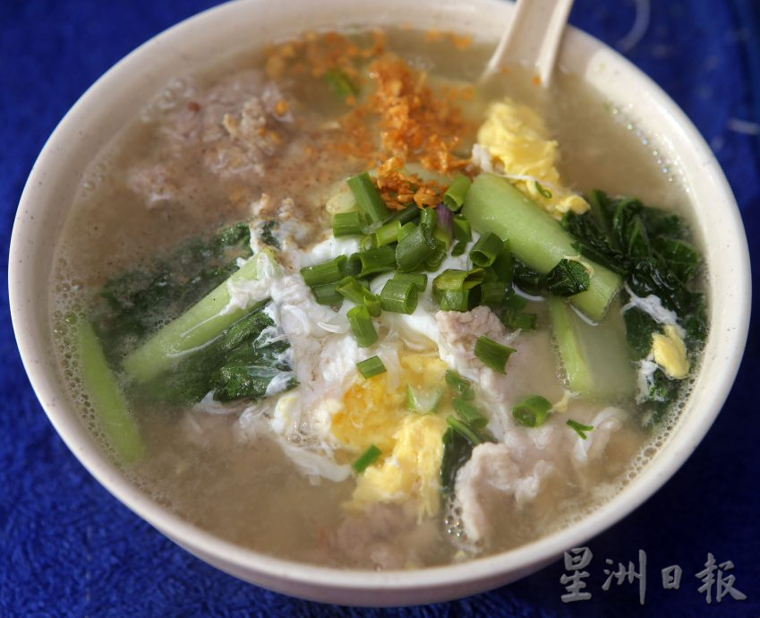 霹/第四版头/【人气美食】/果然好味茶餐室 猪肉粉汤鲜肉香