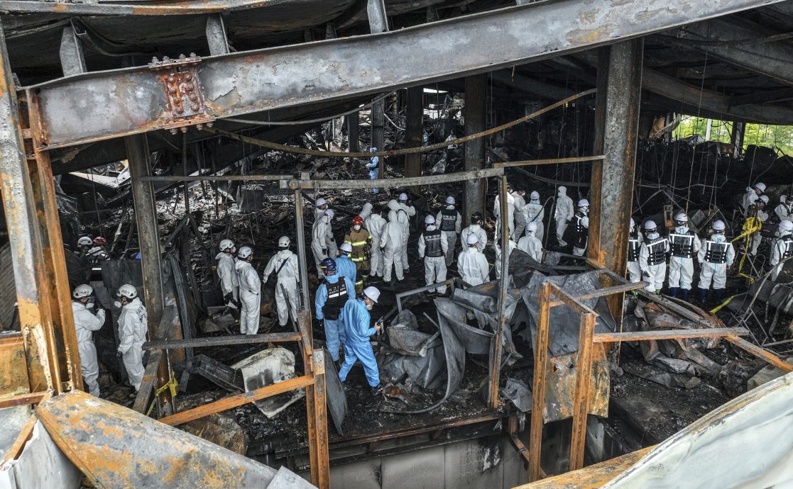 韩要求发生火灾的电池厂全面停产整顿 23岁黑龙江孝子葬身火海